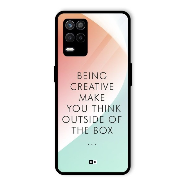 Being Creative Glass Back Case for Realme 8s 5G