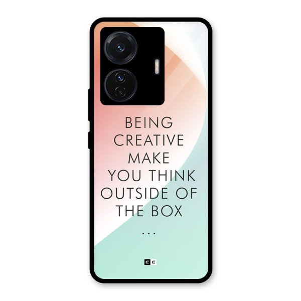 Being Creative Glass Back Case for Vivo T1 Pro