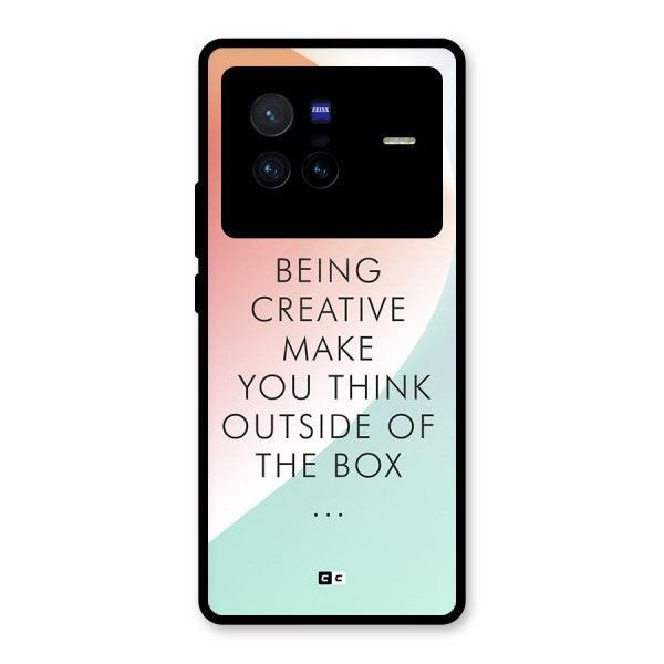 Being Creative Glass Back Case for Vivo X80