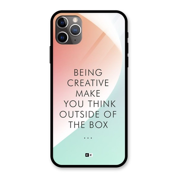 Being Creative Glass Back Case for iPhone 11 Pro Max