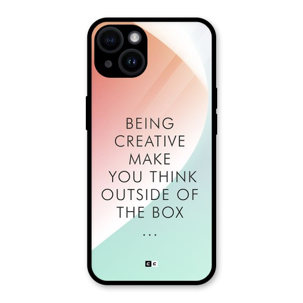 Being Creative Glass Back Case for iPhone 14