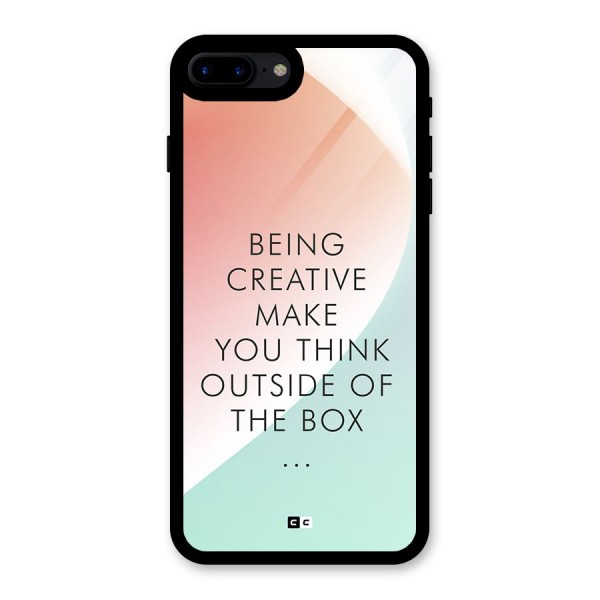 Being Creative Glass Back Case for iPhone 7 Plus