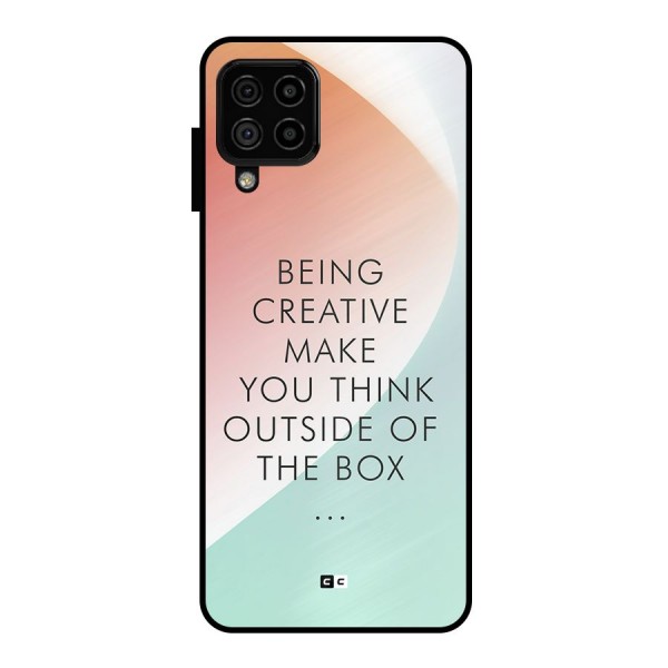 Being Creative Metal Back Case for Galaxy A22 4G