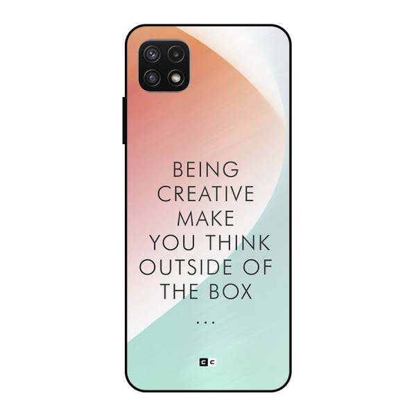 Being Creative Metal Back Case for Galaxy A22 5G