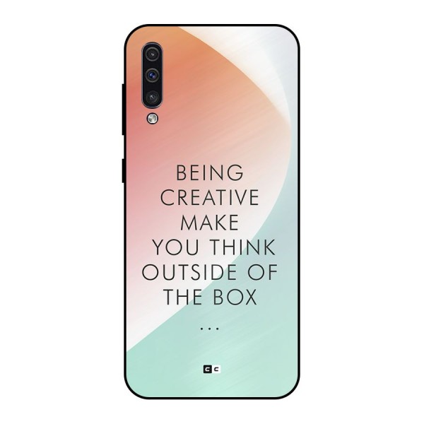 Being Creative Metal Back Case for Galaxy A50