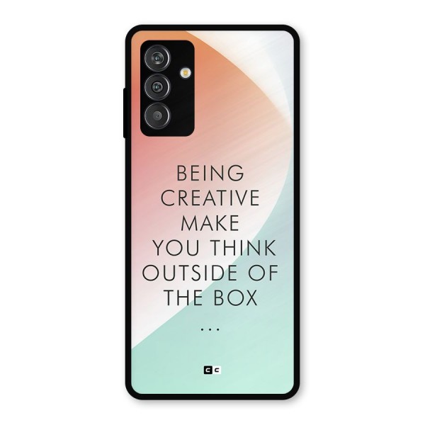 Being Creative Metal Back Case for Galaxy M13