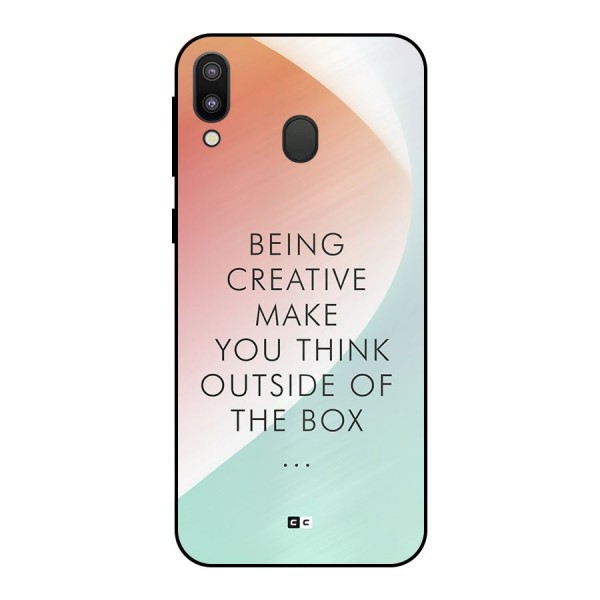 Being Creative Metal Back Case for Galaxy M20