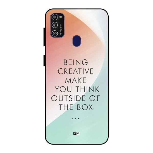 Being Creative Metal Back Case for Galaxy M21