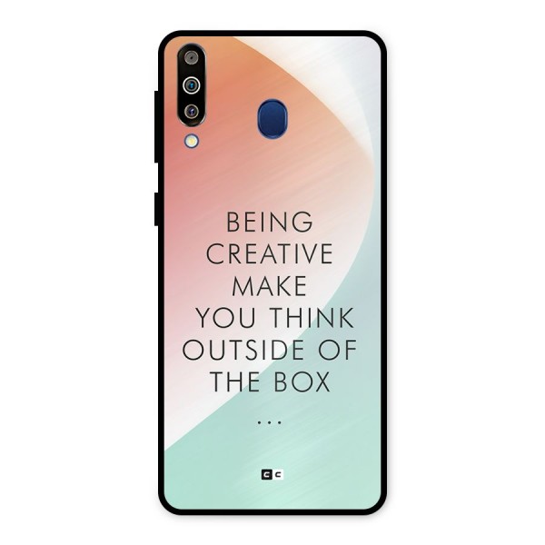 Being Creative Metal Back Case for Galaxy M30