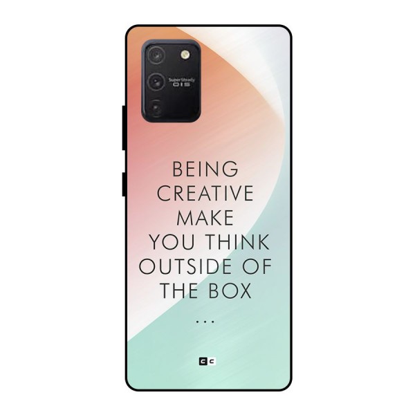 Being Creative Metal Back Case for Galaxy S10 Lite