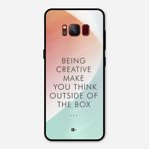 Being Creative Metal Back Case for Galaxy S8