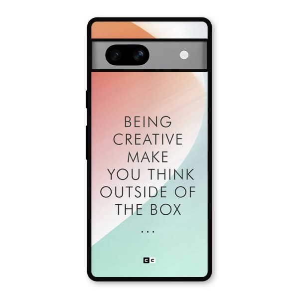 Being Creative Metal Back Case for Google Pixel 7a