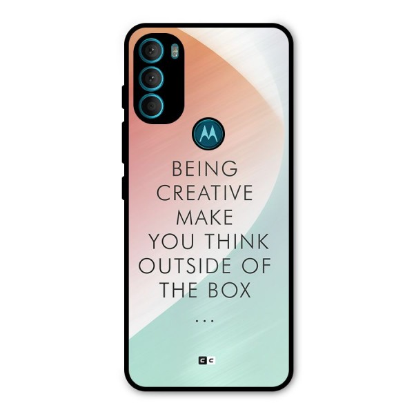 Being Creative Metal Back Case for Moto G71 5G