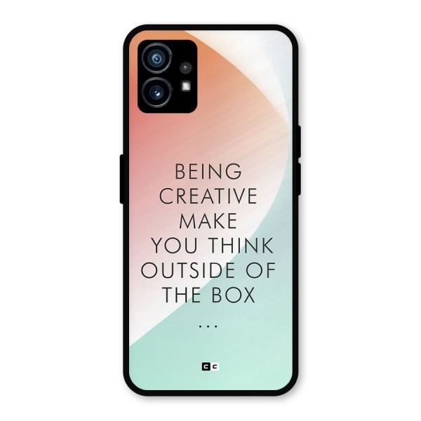 Being Creative Metal Back Case for Nothing Phone 1