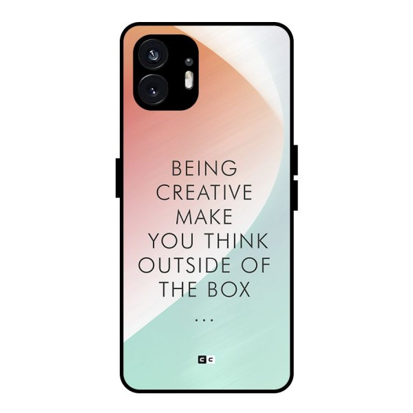 Being Creative Metal Back Case for Nothing Phone 2