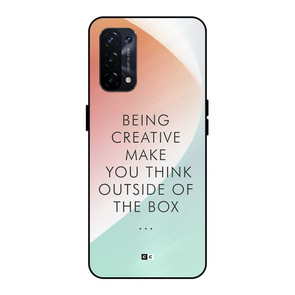 Being Creative Metal Back Case for Oppo A74 5G