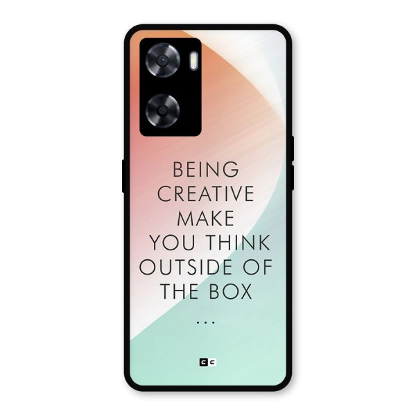 Being Creative Metal Back Case for Oppo A77