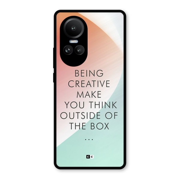 Being Creative Metal Back Case for Oppo Reno10