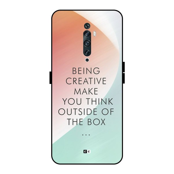 Being Creative Metal Back Case for Oppo Reno2 F