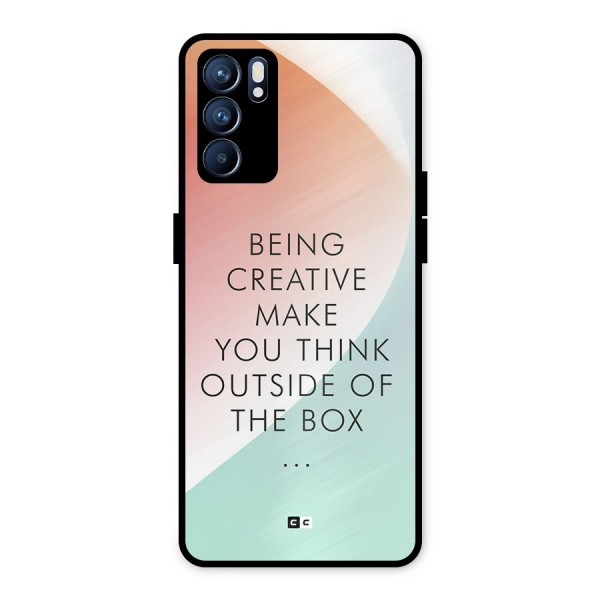 Being Creative Metal Back Case for Oppo Reno6 5G