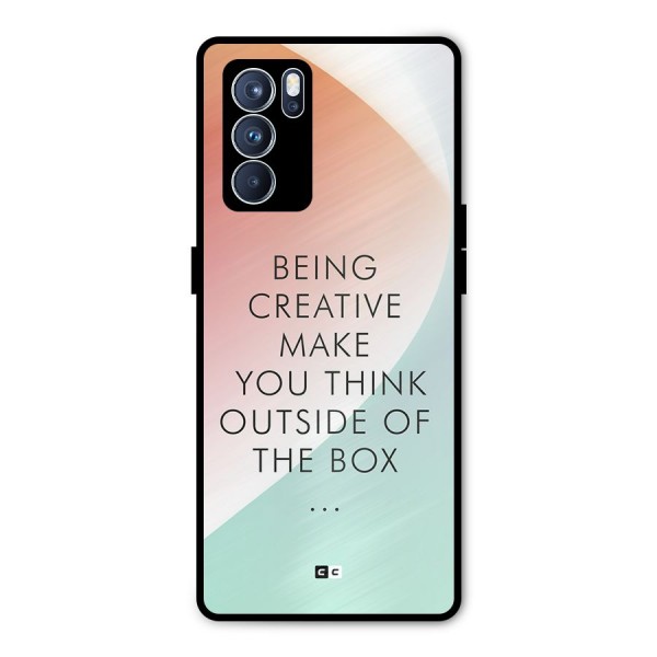 Being Creative Metal Back Case for Oppo Reno6 Pro 5G