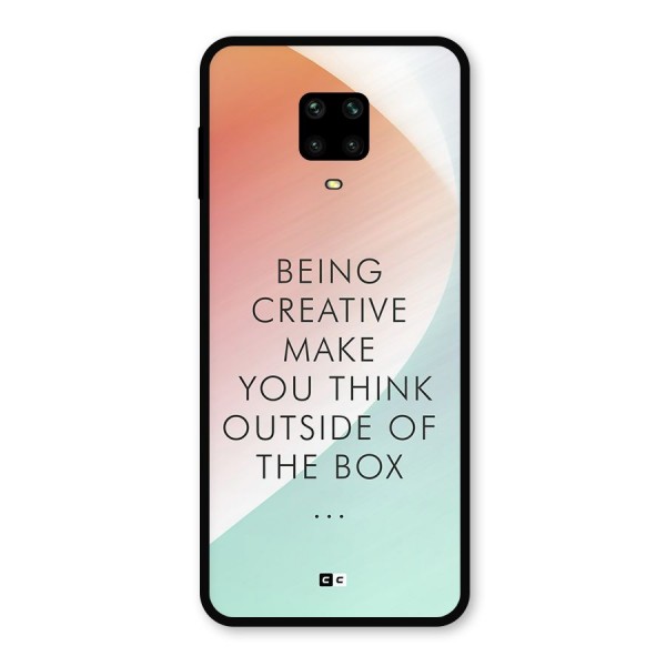 Being Creative Metal Back Case for Poco M2