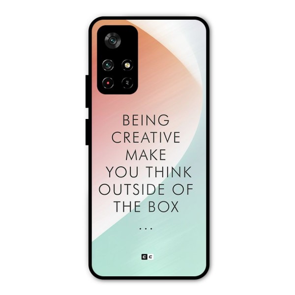 Being Creative Metal Back Case for Poco M4 Pro 5G