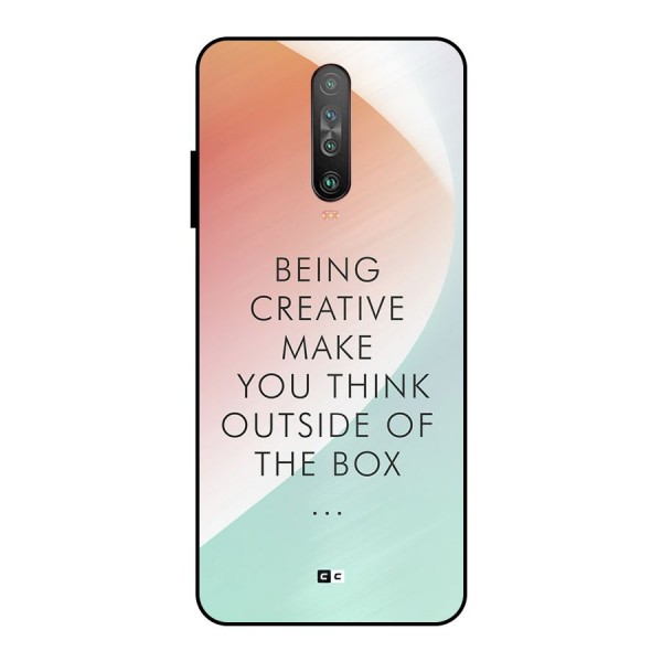 Being Creative Metal Back Case for Poco X2