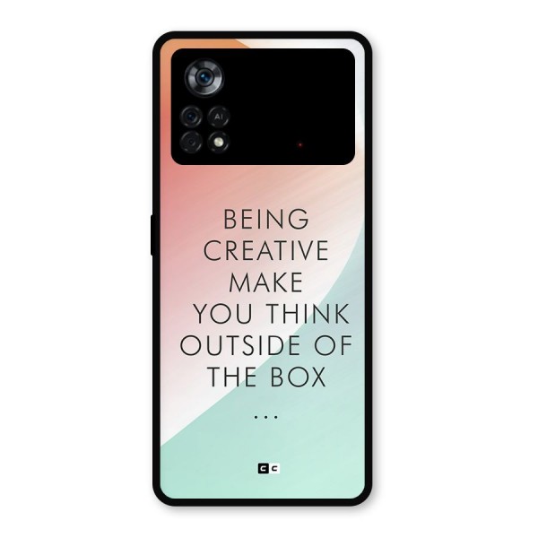 Being Creative Metal Back Case for Poco X4 Pro 5G