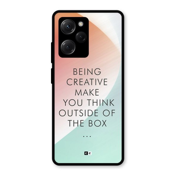 Being Creative Metal Back Case for Poco X5 Pro