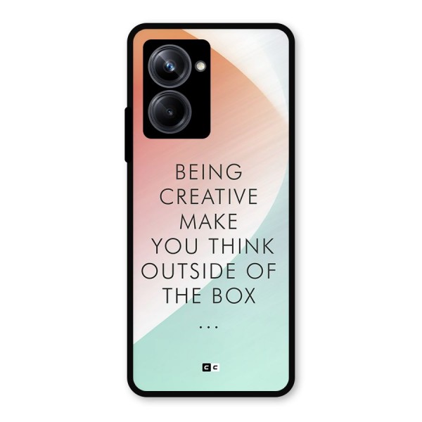 Being Creative Metal Back Case for Realme 10 Pro