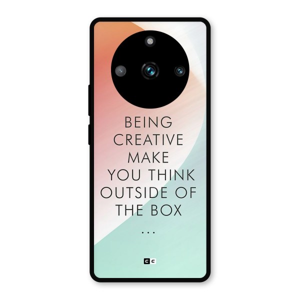 Being Creative Metal Back Case for Realme 11 Pro