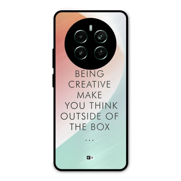 Being Creative Metal Back Case for Realme 12 Plus