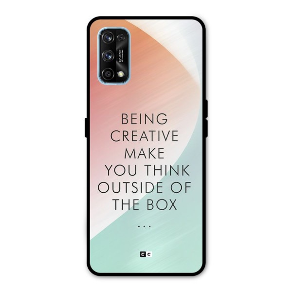 Being Creative Metal Back Case for Realme 7 Pro