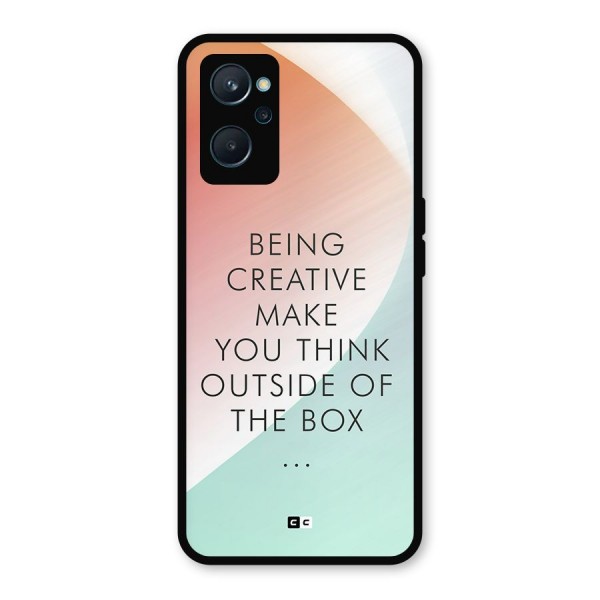 Being Creative Metal Back Case for Realme 9i