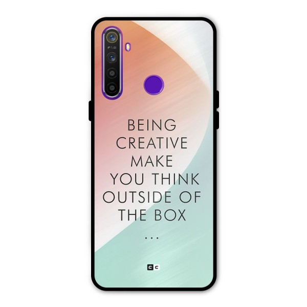 Being Creative Metal Back Case for Realme Narzo 10