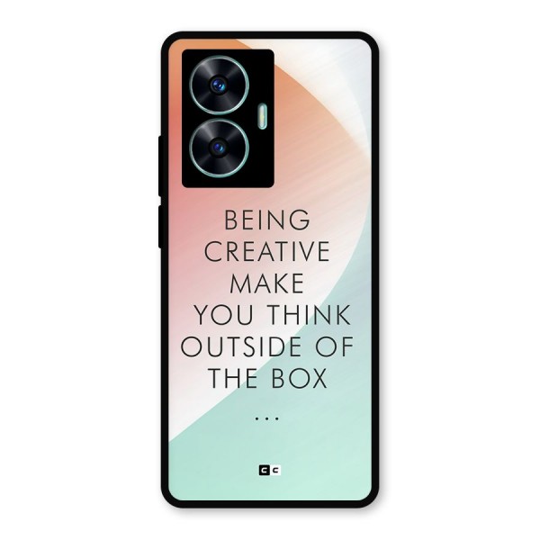 Being Creative Metal Back Case for Realme Narzo N55