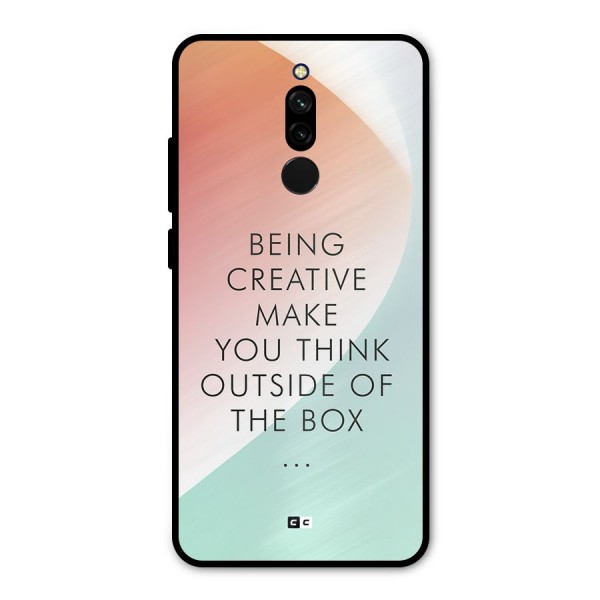 Being Creative Metal Back Case for Redmi 8