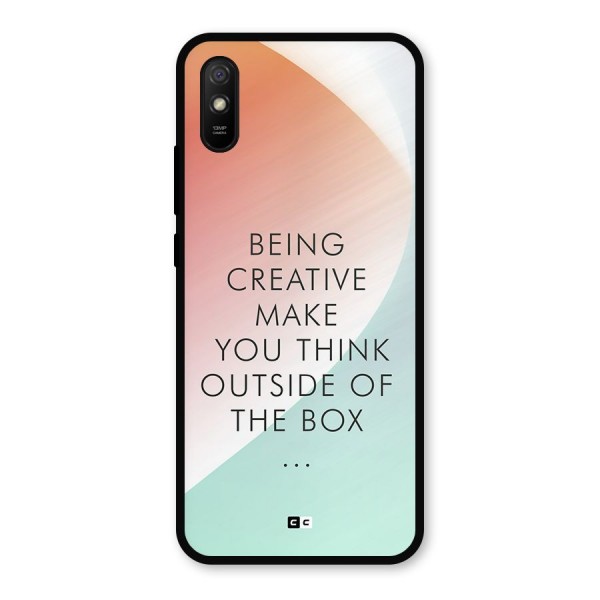 Being Creative Metal Back Case for Redmi 9a