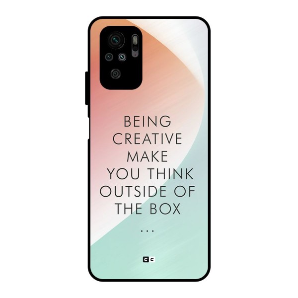 Being Creative Metal Back Case for Redmi Note 10