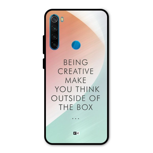 Being Creative Metal Back Case for Redmi Note 8