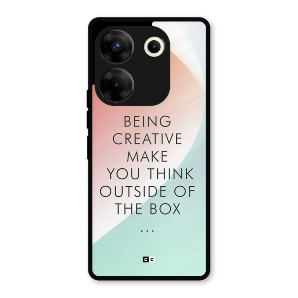 Being Creative Metal Back Case for Tecno Camon 20 Pro