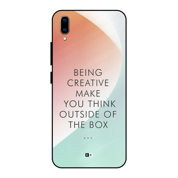 Being Creative Metal Back Case for Vivo V11 Pro