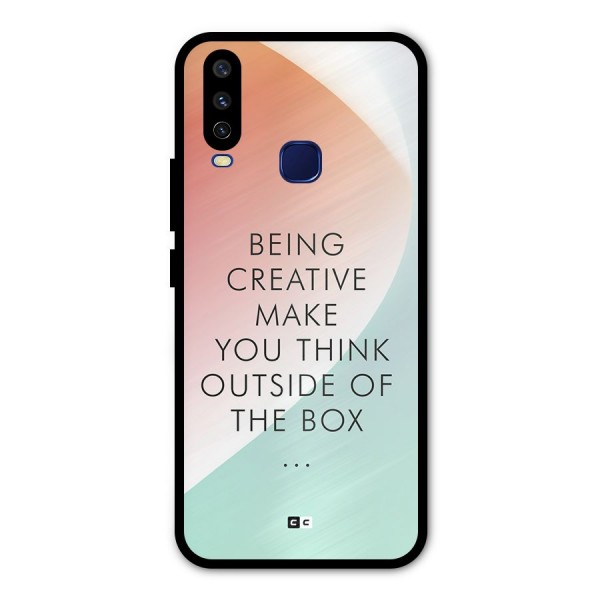 Being Creative Metal Back Case for Vivo V17