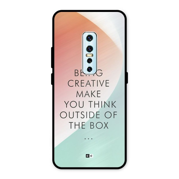 Being Creative Metal Back Case for Vivo V17 Pro