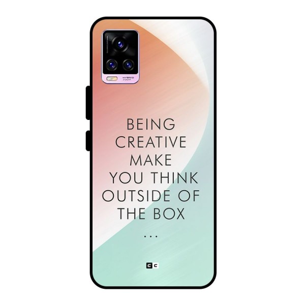 Being Creative Metal Back Case for Vivo V20 Pro