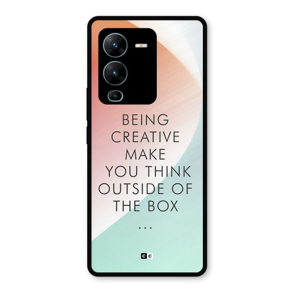 Being Creative Metal Back Case for Vivo V25 Pro