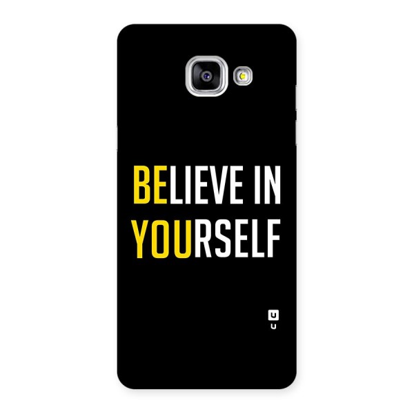 Believe In Yourself Black Back Case for Galaxy A5 2016