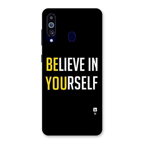 Believe In Yourself Black Back Case for Galaxy A60