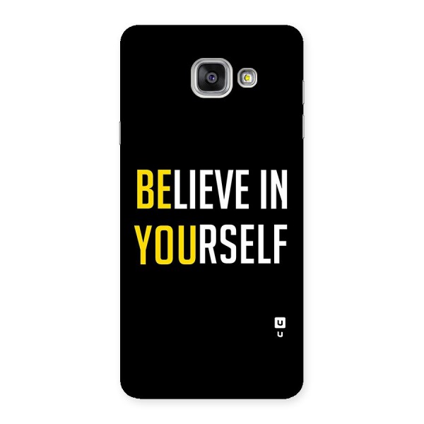 Believe In Yourself Black Back Case for Galaxy A7 2016